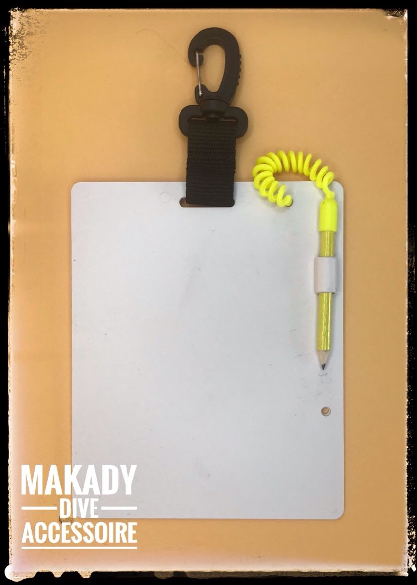 Lampade & Macchine fotografiche: Tauchen Unterwasser Schreib Brett mit Stift – Nuovo e nell'imballaggio originale da Kappelen venduto da Opi11