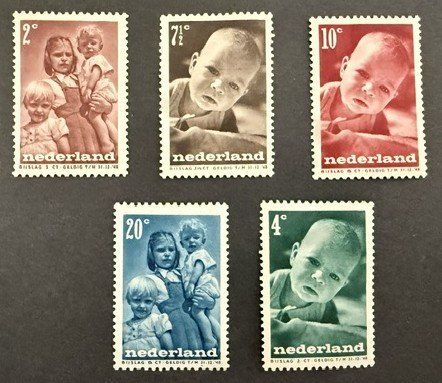 Tutti i francobolli: Niederlande 1947 - Serie komplett – Usato da Aeugst am Albis venduto da JvD68