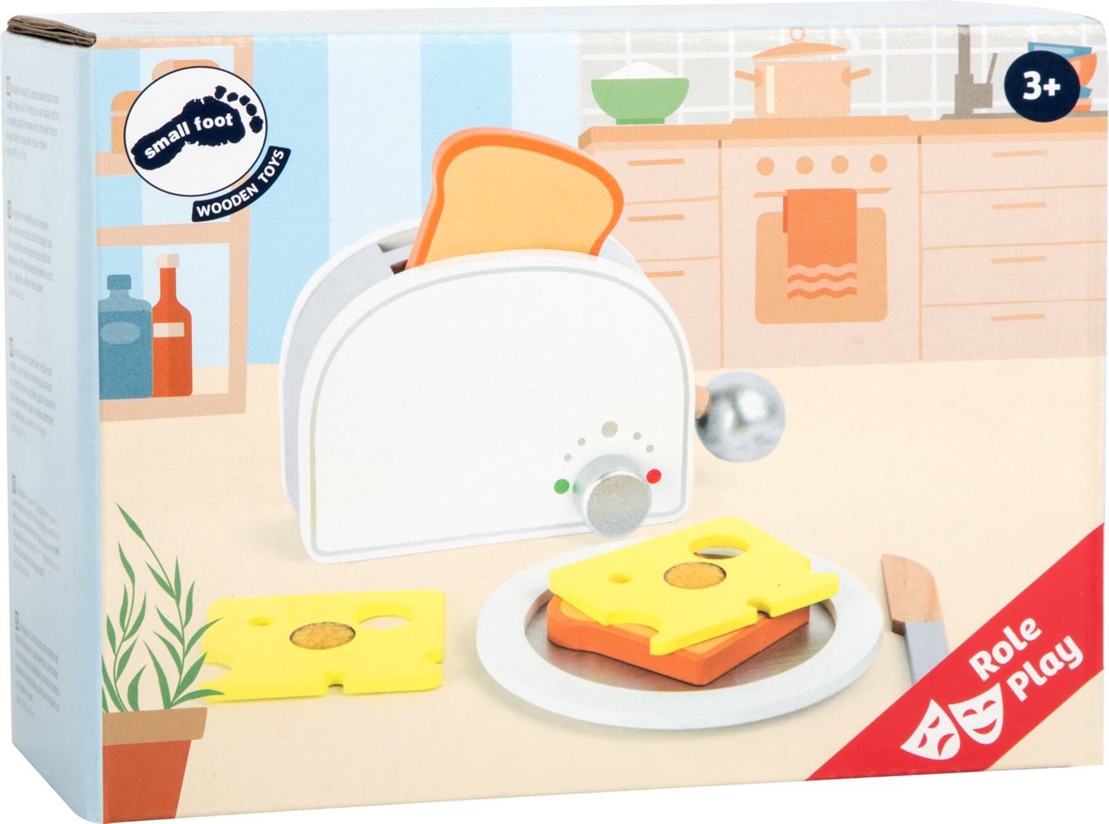 Elettrodomestici da cucina: Spielzeug Toaster mit Toast und Teller – Nuovo e nell'imballaggio originale da Wettingen venduto da Swala 4