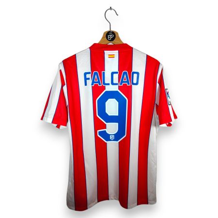 Original 2011-12 Atletico Madrid Home Trikot Falcao