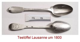 Teelöffel Lausanne um 1800 (Art. 103)