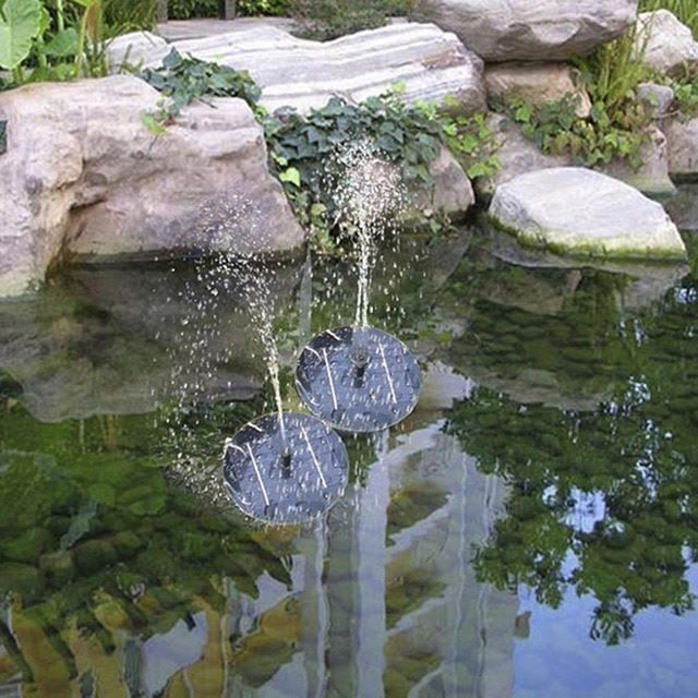 schwimmend Solar Springbrunnen Teich Kaufen auf Ricardo