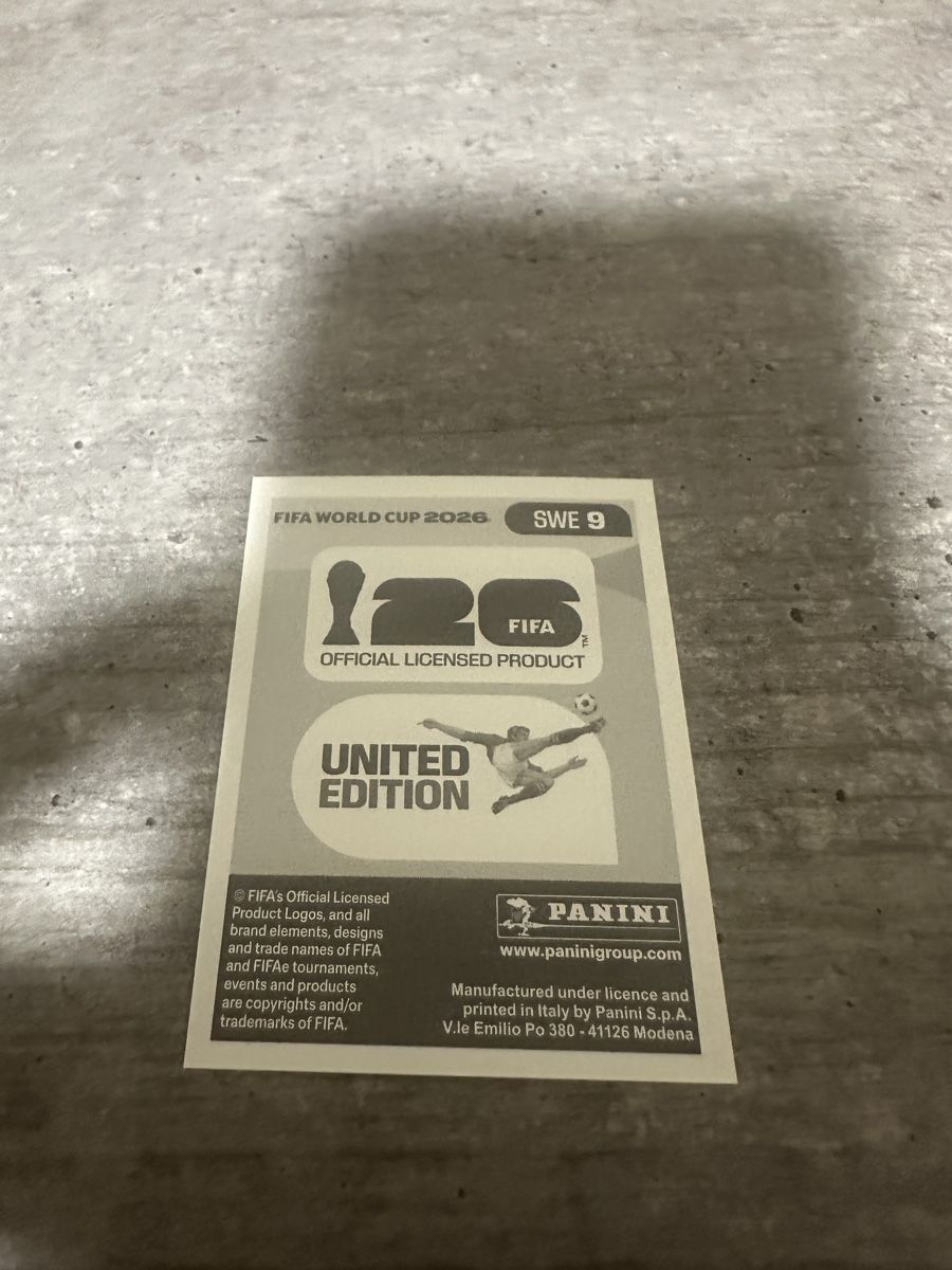 Panini Cartes à collectionner: SWE 9 , FIFA WORLD CUP 2026 PANINI  – Neuf (Voir description) à Frauenfeld par 1PegPeg1 1