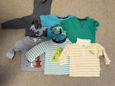 Baby Set Sweatshirt und T-Shirt Gr 74 ( 6 St)