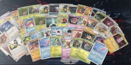 Lot de 45 cartes Pokémon hol/rev rivalité destinée FR