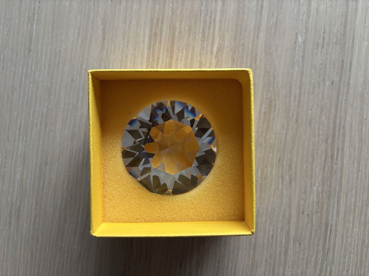 Swarovski Figuren: Swarovski Glas Diamant mit Schatulle – Neu und originalverpackt aus Ennetbaden von Section_H 5