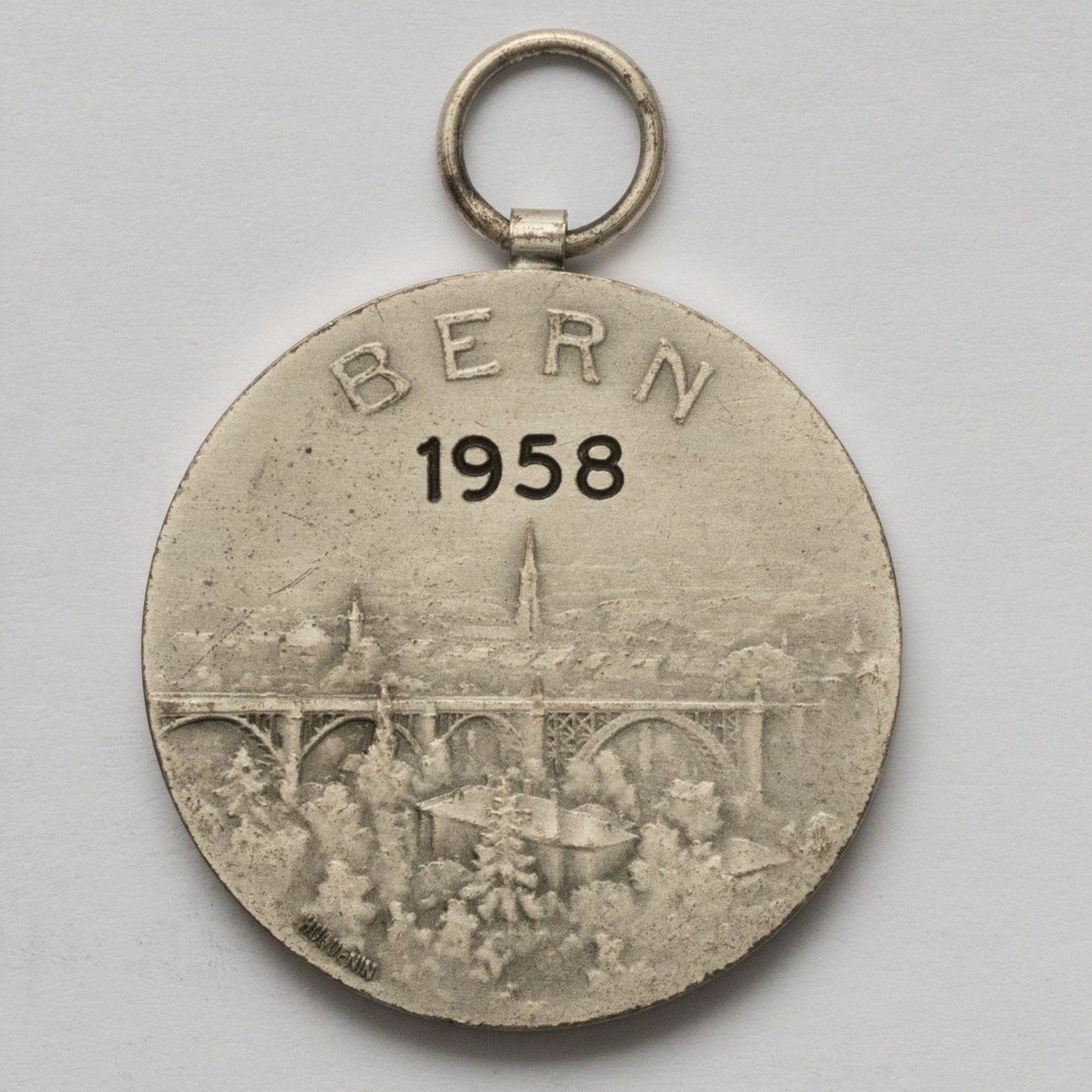 Medaillen: Medaille Bern 1958 Kanarierzüchter – Gebraucht aus Rotkreuz von Swiss-Coins 1