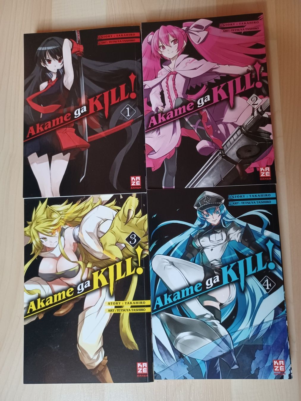 Comics: Akame ga Kill 1-8,11,12  Akame ga Kill Zero 4,5 – Gebraucht aus Wichtrach von  1
