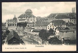 AK Frauenfeld, Post und Schloss, 1906