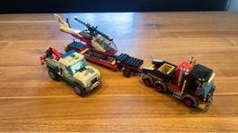 Lego Helicopter & Tow Truck Set