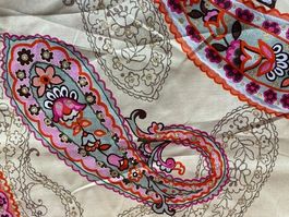 Tissu coton imprimé cachemire