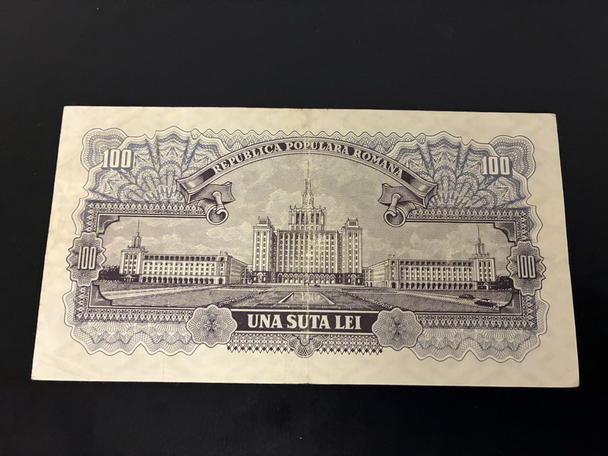 Banknoten: 100 lei 1952 – Gebraucht aus Dällikon von Woldbanknoten 2