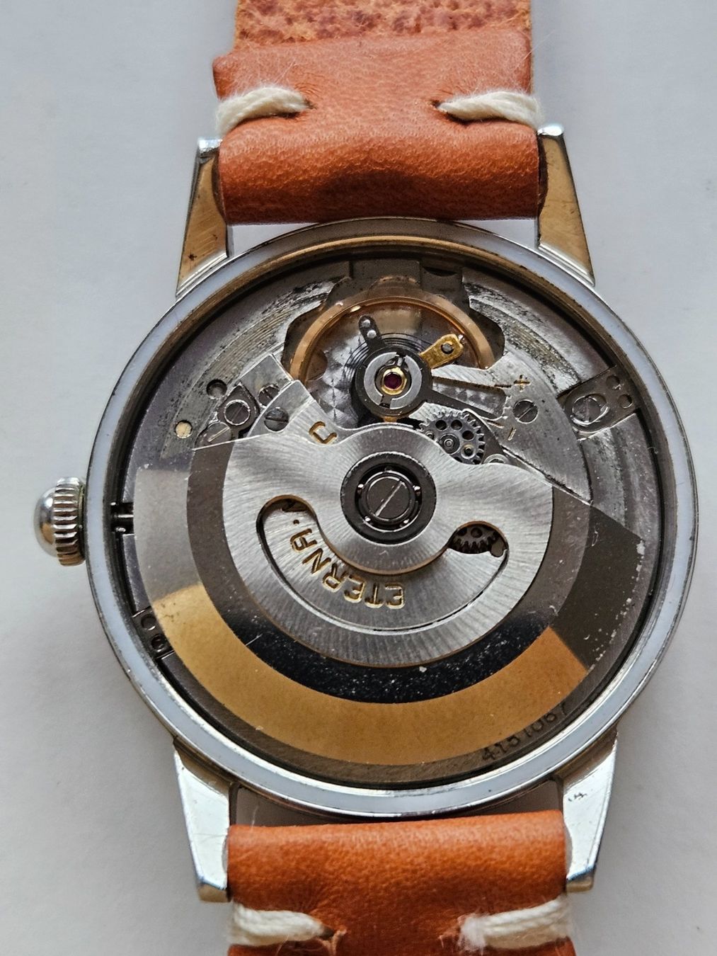 Eterna Orologi: Eterna-Matic Chronometer 1955 Date mit Box – Usato da Berikon venduto da mmm21 8