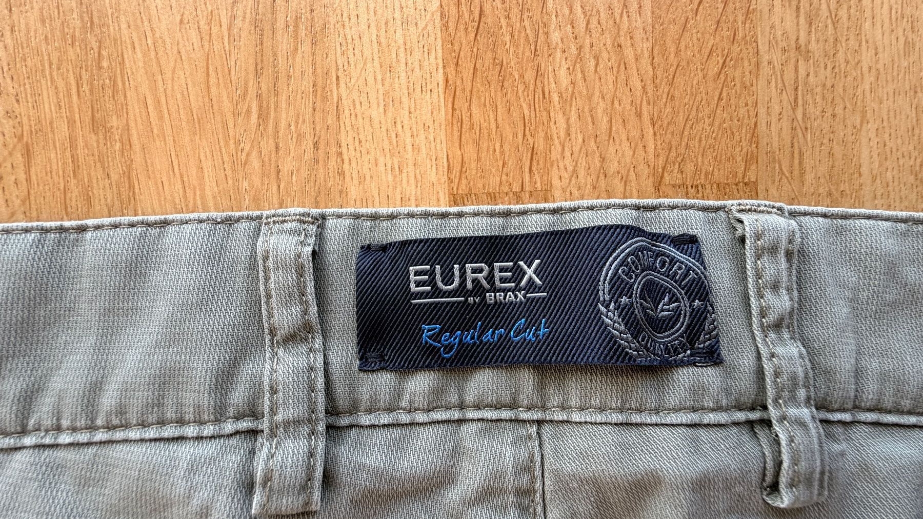 Brax Pantaloni: Hose - EUREX by BRAX Regular Cut blaugrau Gr. 58 42/32 – Usato da Winterthur venduto da Secondhand-Family 4