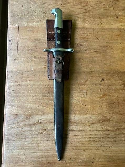 Schweizer Armee Armi bianche: Bajonett 1918, CH-Armee. Top-Zustand – Usato da Ennenda venduto da glarner58