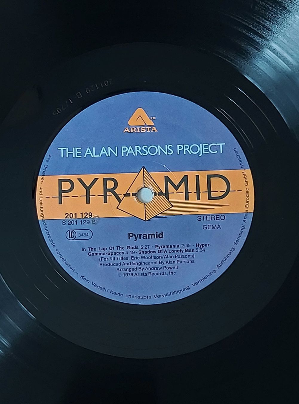 Vinyles: LP - ALAN PARSONS PROJECT - PYRAMID – D'occasion à Steckborn par Quo7 3