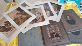 3 Künstlermappen Hans Thoma , Belazquerz, und anderes