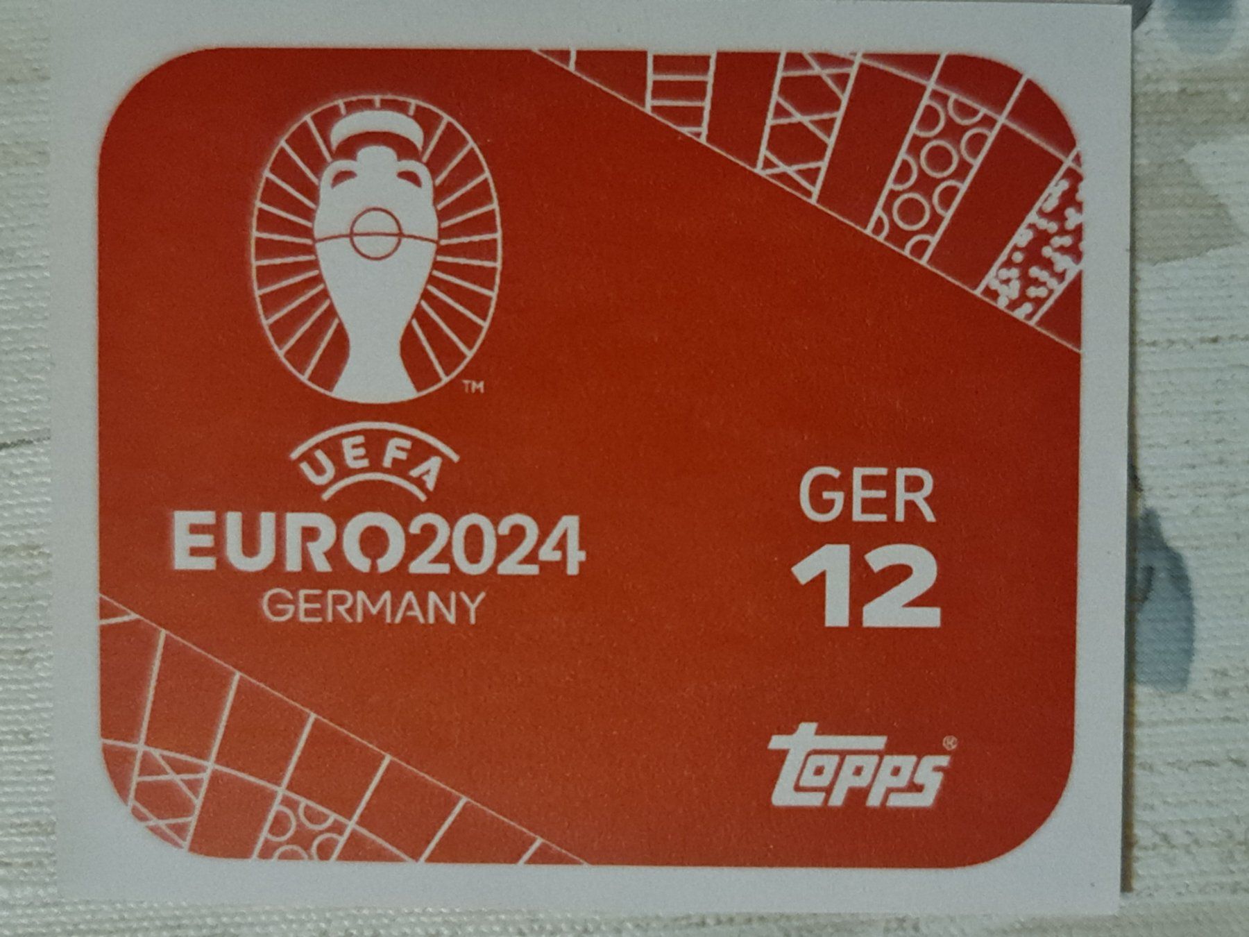 Topps Carte collezionabili: Topps EURO2024 GER 12 – Nuovo e nell'imballaggio originale da Dintikon venduto da Prime-shop 1