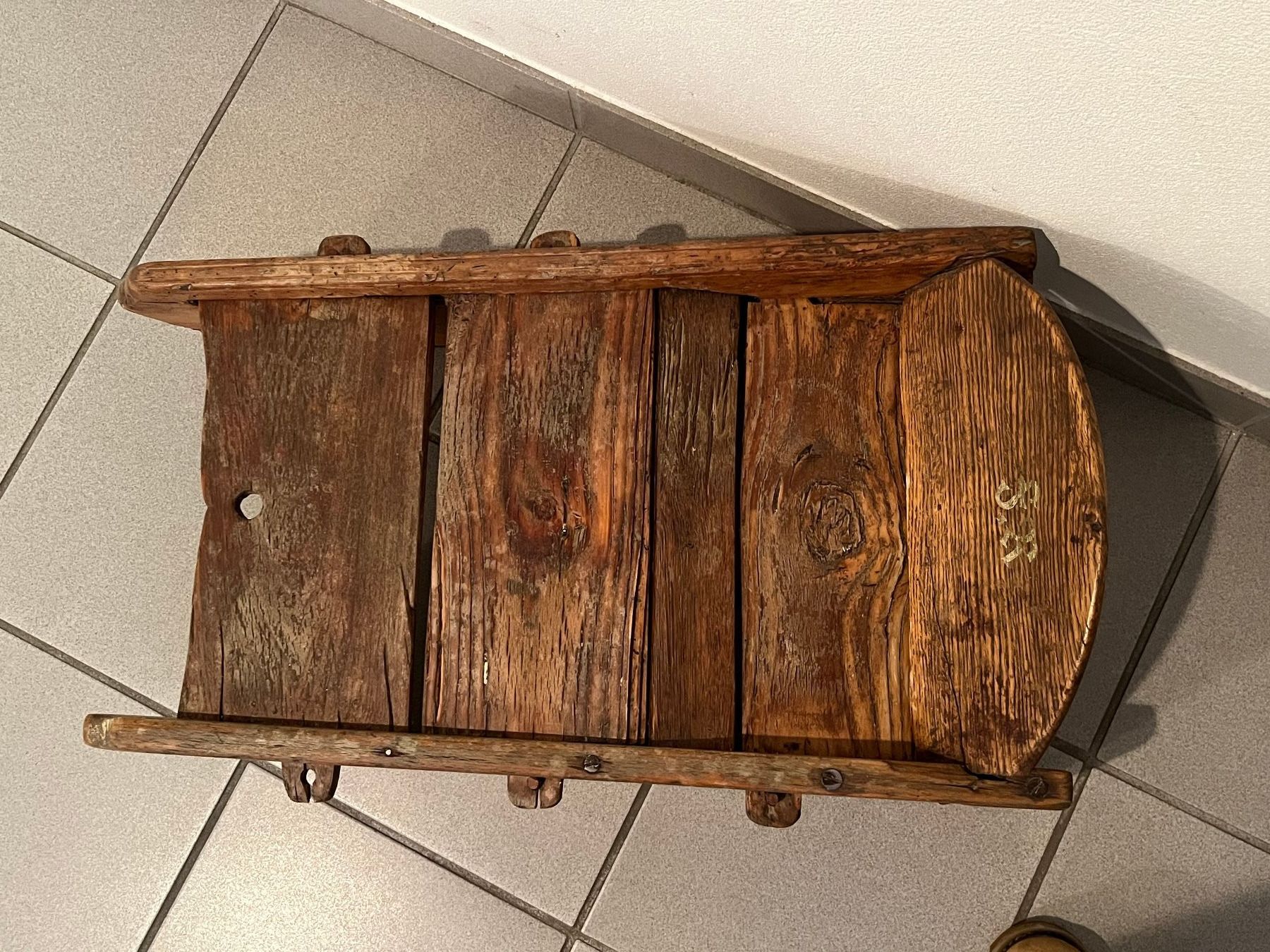 Slitta: Holzschlitten Antik – Usato da Lenz venduto da Klimbim7083 5