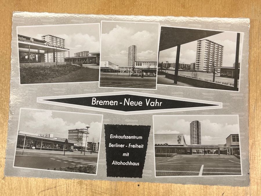 Cartoline postali: Postkarte Neue Vahr Bremen – Usato da Biel-Bienne venduto da hachrig