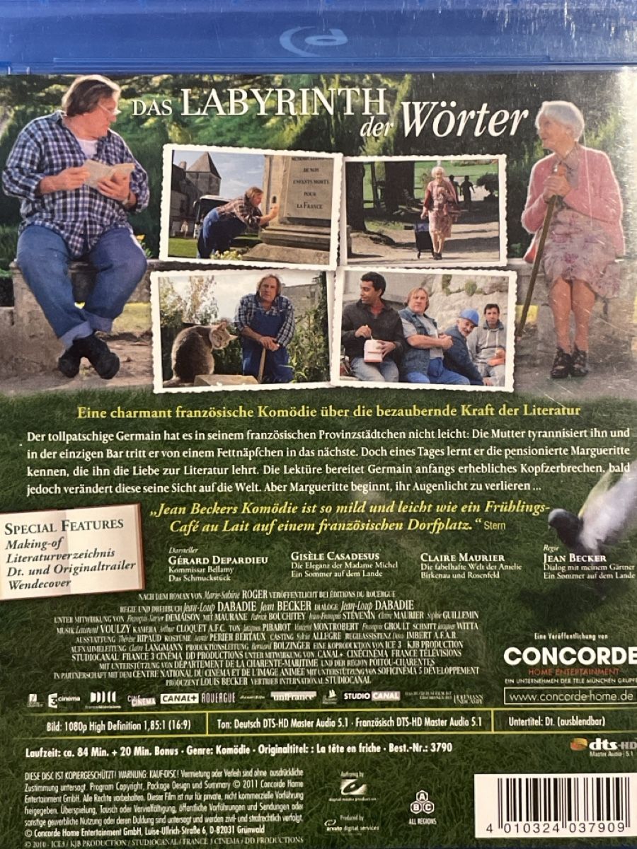 Tutti i DVDs: Das Labyrinth der Wörter (2010) – Usato da Waldenburg venduto da Gonzo8 1