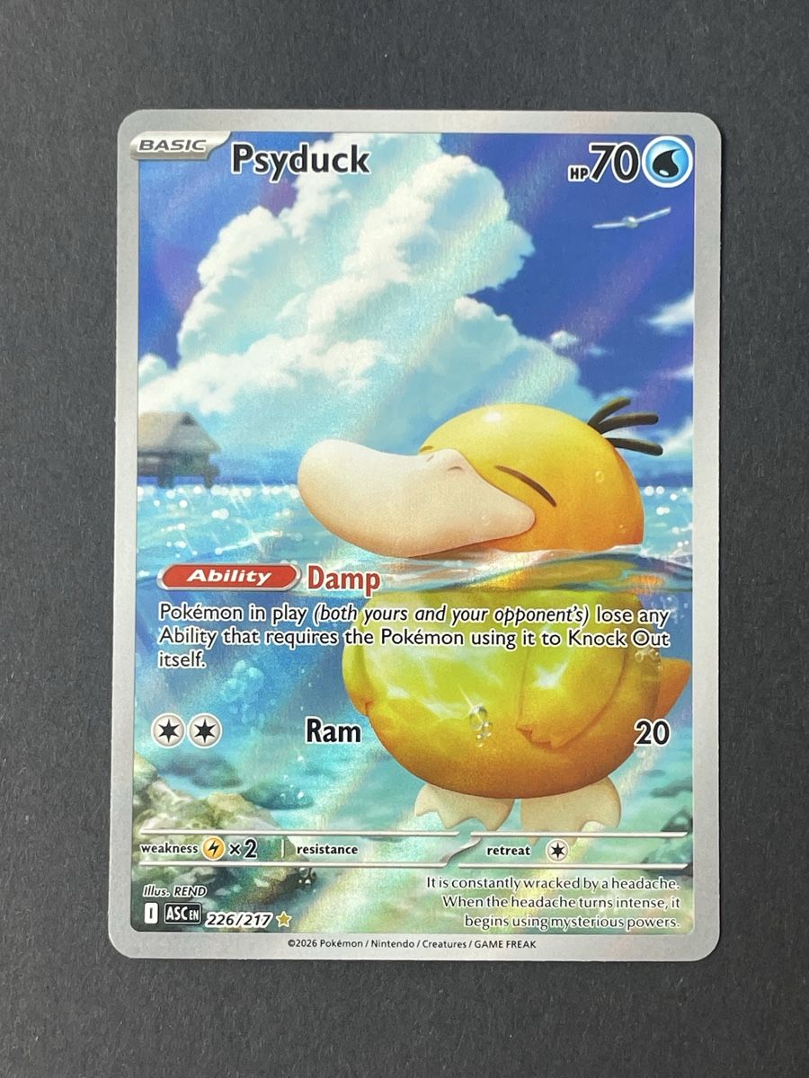 Pokémon Sammelbilder & Trading cards: Pokemon: Psyduck 226/217 / Ascended Heroes – Neu (gemäss Beschreibung) aus Siebnen von Rem_zi