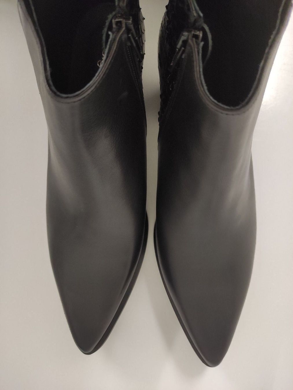 Damenschuhe: NEW Ankle boots black leather, 40 – Neu (gemäss Beschreibung) aus Sursee von Re.joy 3