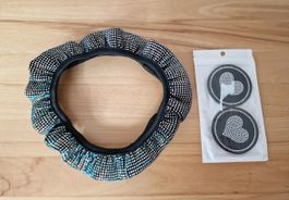❣️GLITZER AUTO LENKRAD-ABDECKUNG, COVER, STRASS-UNTERSETZER