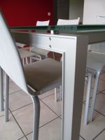 Glastisch inkl. 6 Stühle