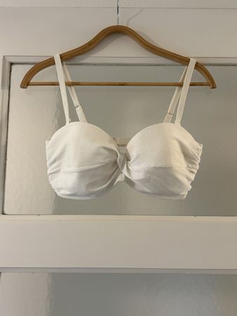 H&M Bikini Oberteil Weiss Grösse 85D