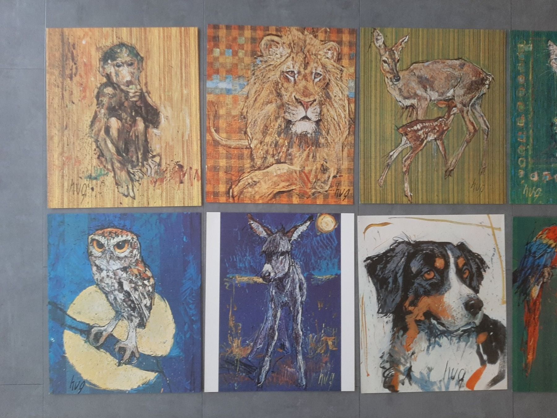 Posters & Illustrations: Fritz Hug - 11 Kunstblätter - Tiere – D'occasion à Zürich par Mr.Dachboden 1