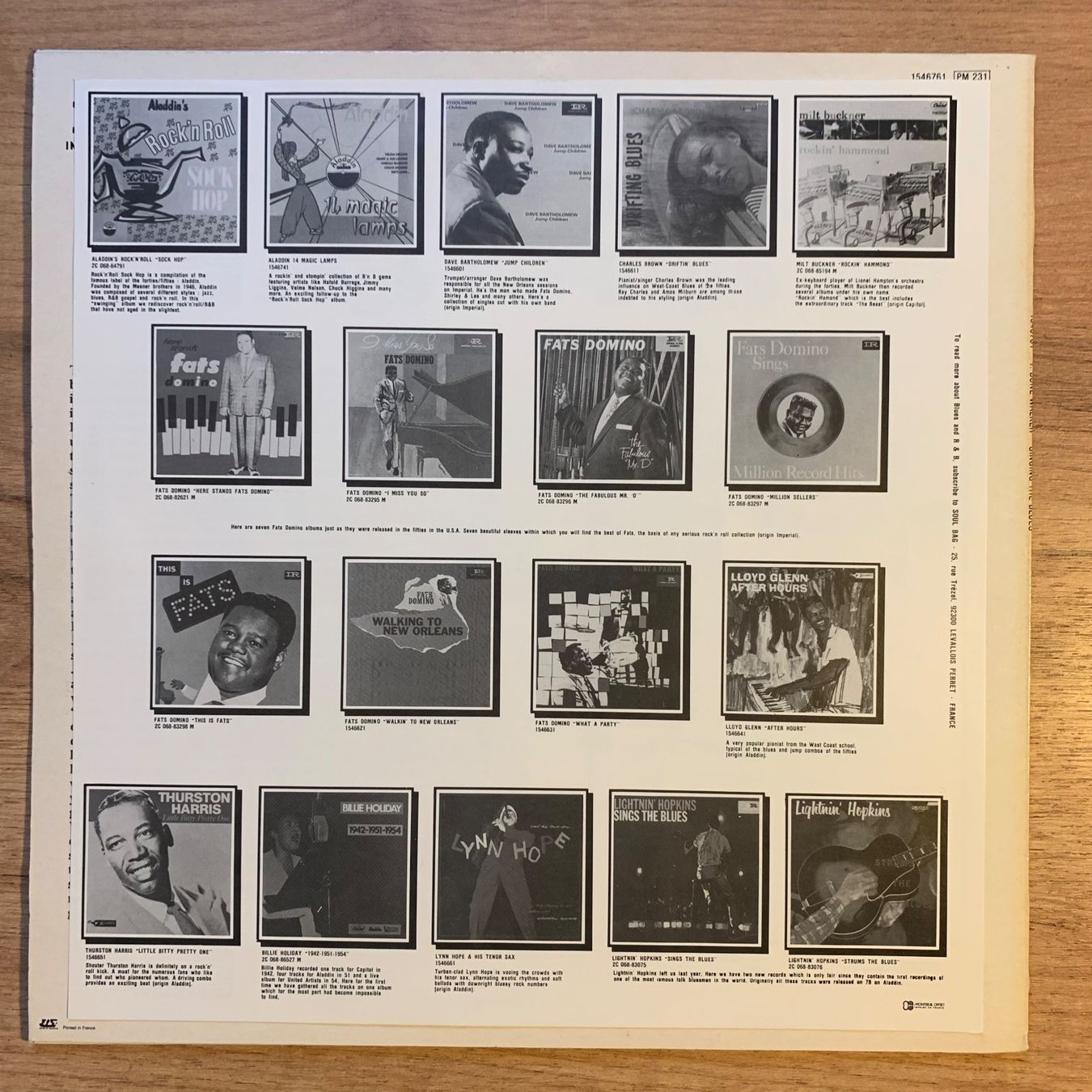 Dischi in vinile: T-BONE WALKER - SINGING THE BLUES...RE FR 1983...VG/VG+ – Usato da Gals venduto da Diskopatshop 2