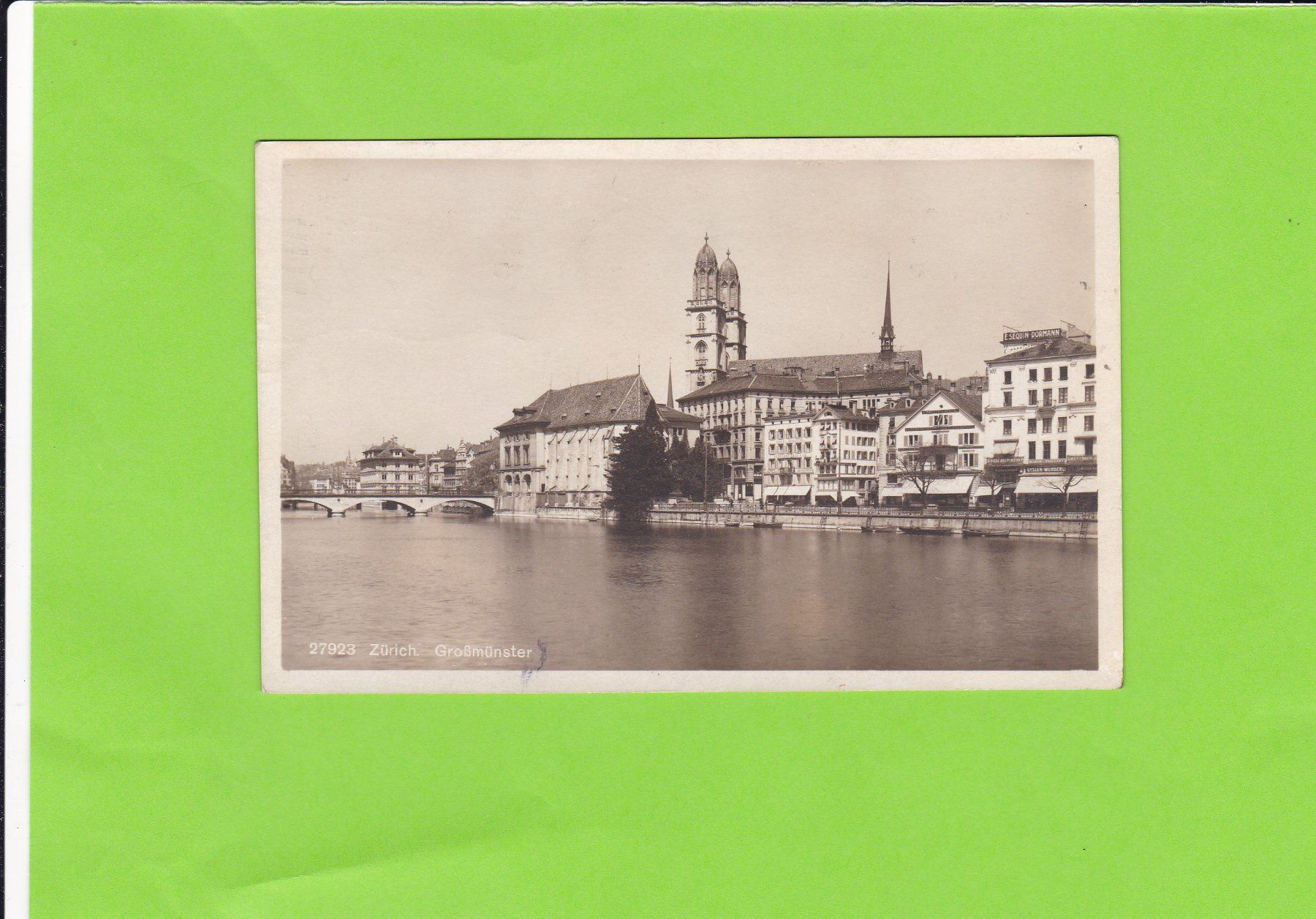 Cartoline postali: Zürich-Grossmünster – Usato da St. Peterzell venduto da neckertal