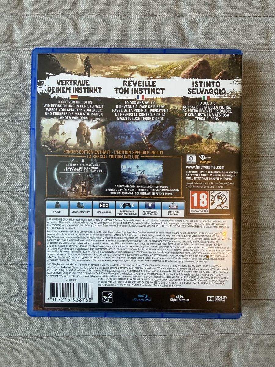 Sony Giochi: Farcry Primal für PS4 – Usato da Thunstetten venduto da Virus_33 2