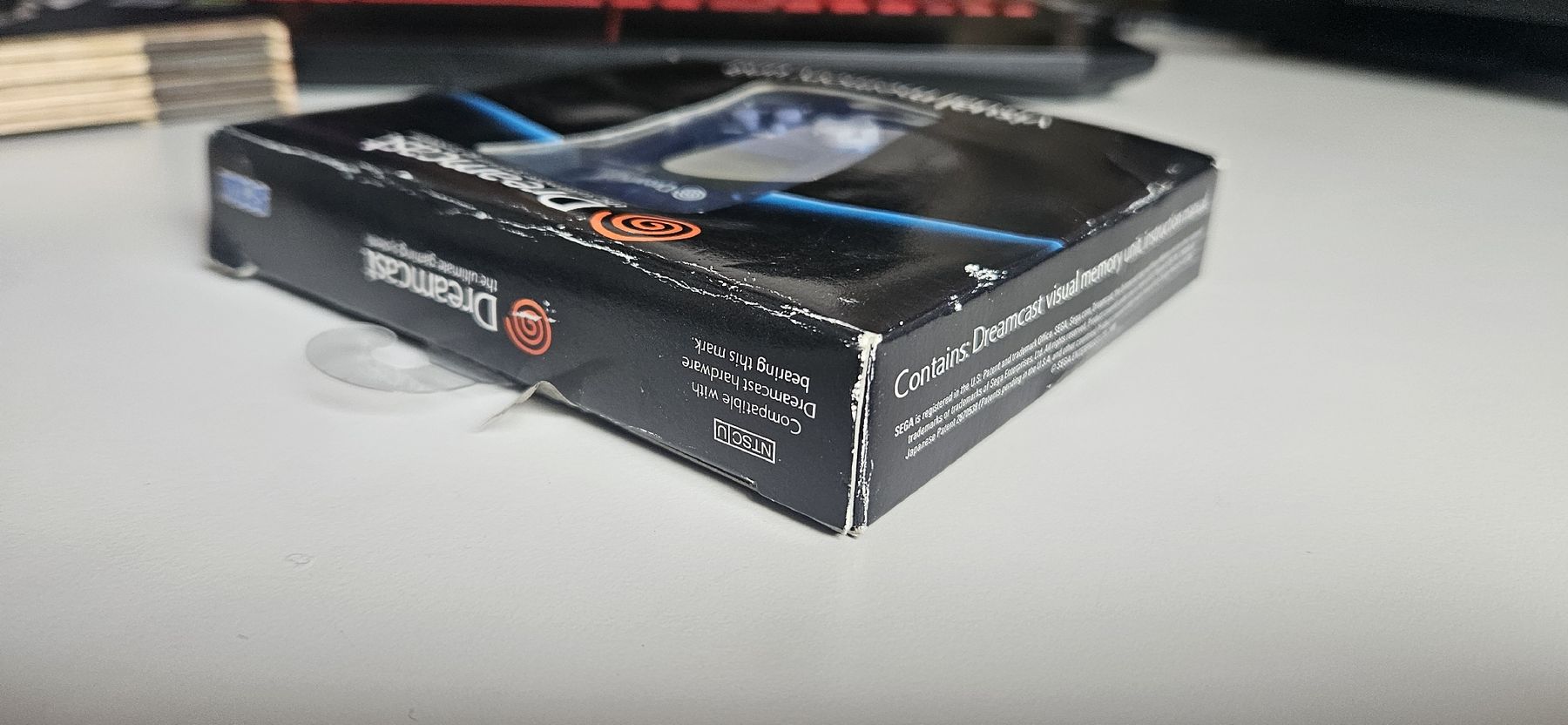 Sega Konsolen: Sega Dreamcast Visual Memory Unit, blau in OVP – Neu (gemäss Beschreibung) aus Belp von Ginus85 2