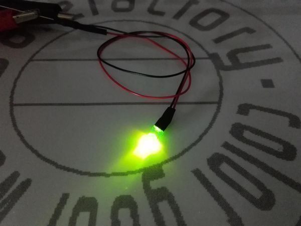 Componenti elettronici: LED 3mm, grün diffus, verkabelt 12V – Nuovo (secondo la descrizione) da Luzern venduto da Salefactory 1