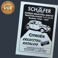 Ersatzteilkatalog Citroën Traction Avant (Schäfer 1996), Rar