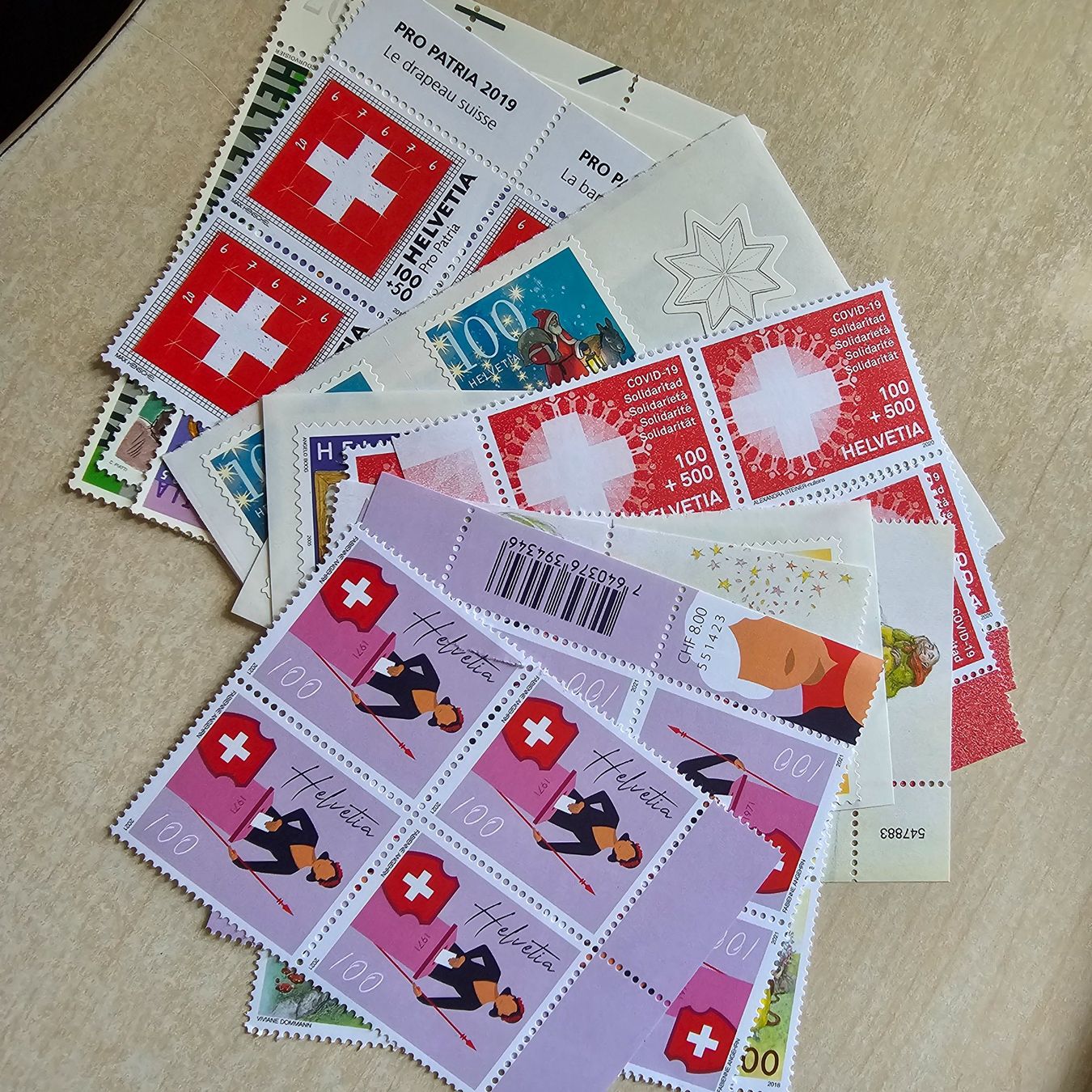 Alle Briefmarken: 77 x CHF 1.-- ! POSTFRISCH ! B-POST !! – Neu (gemäss Beschreibung) aus Rombach von Kunstmarkart