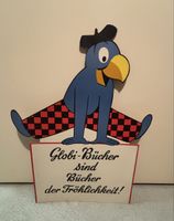 rarer Globi Comic Buch Werbeaufsteller 1950er Jahre, top