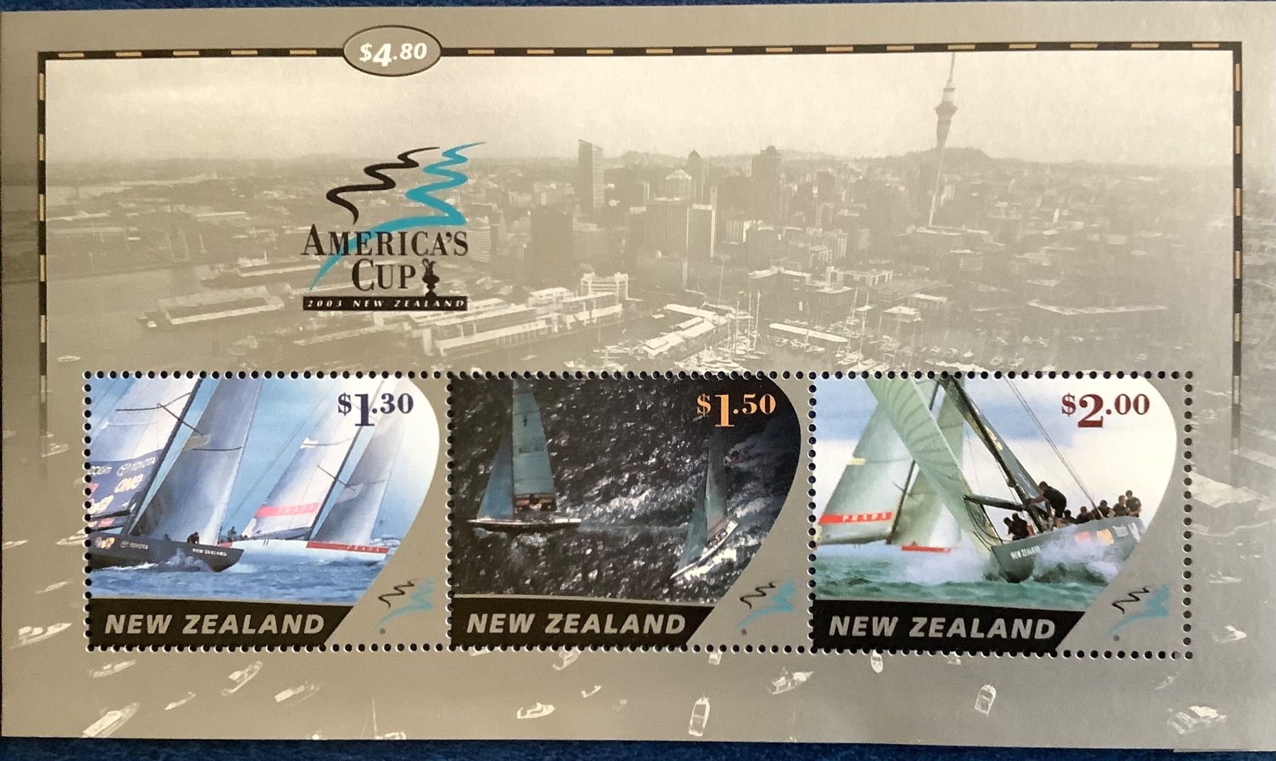 Tutti i francobolli: 2002 Neuseeland- America's Cup FDC - Blocks - Maximumkarten – Nuovo (secondo la descrizione) da Liestal venduto da Skunk02 2