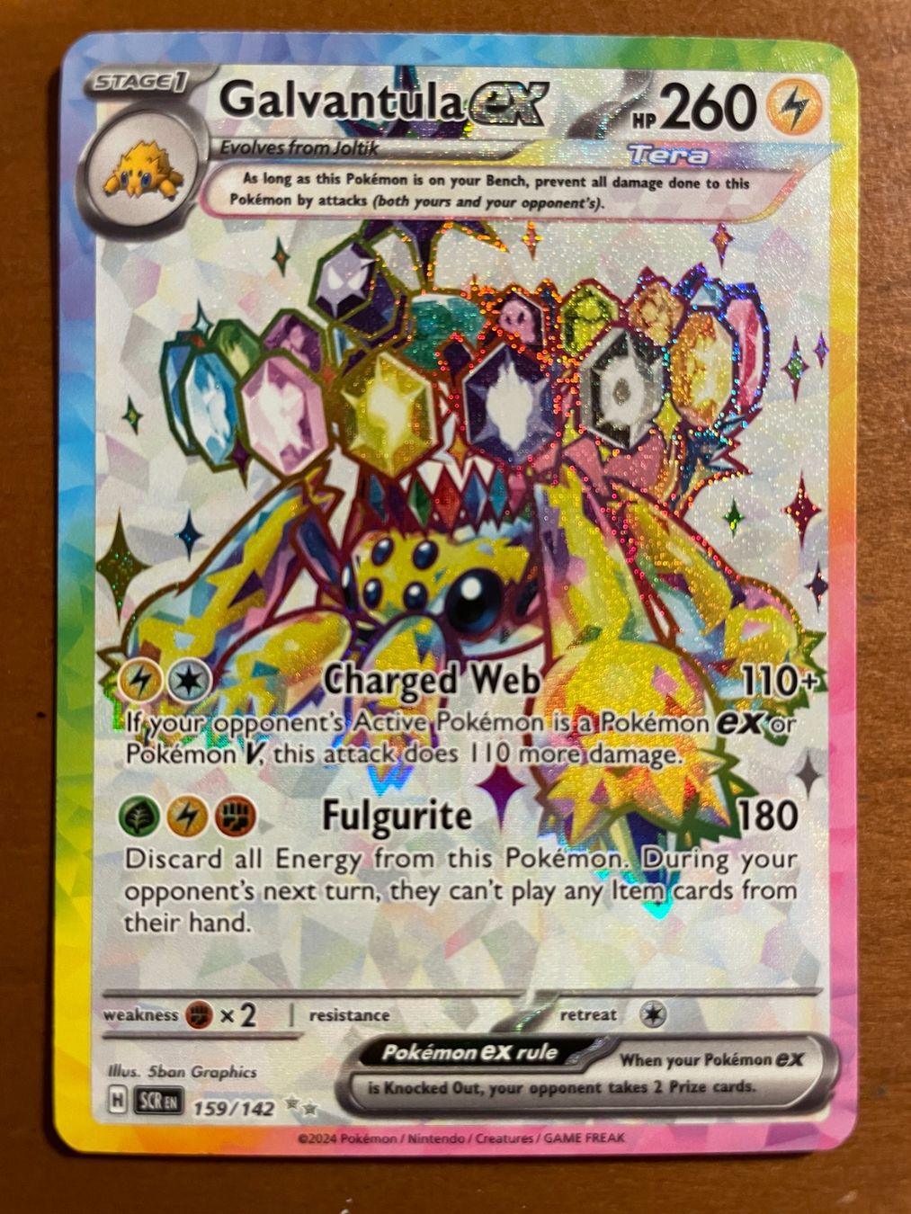 Pokémon Carte collezionabili: Pokemon Galvantula eX (Versand gratis) – Nuovo (secondo la descrizione) da Chur venduto da Angerson