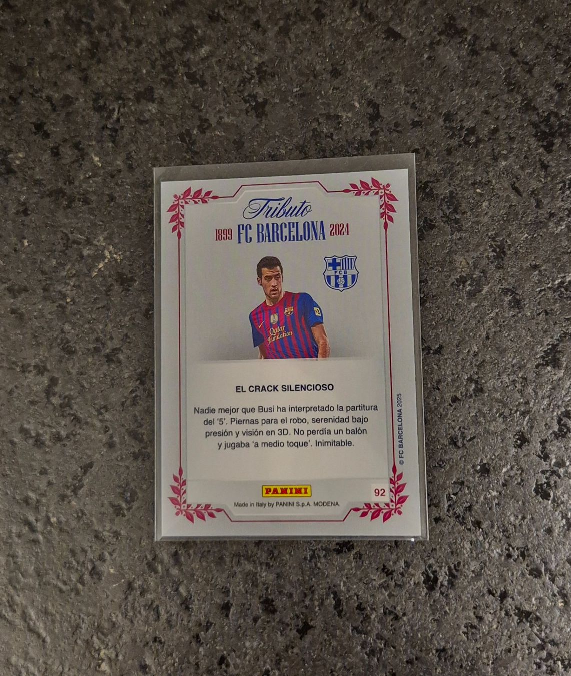 Topps Carte collezionabili: Busquets - Barcelona - Panini – Nuovo (secondo la descrizione) da Burg AG venduto da Danoe 1