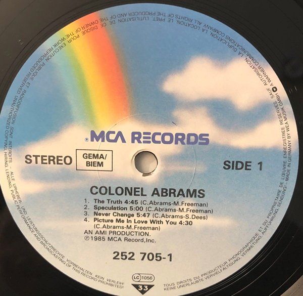 Vinyles: Colonel Abrams - Colonel Abrams (LP) – D'occasion à Grüningen par azulgrisvinyl 2