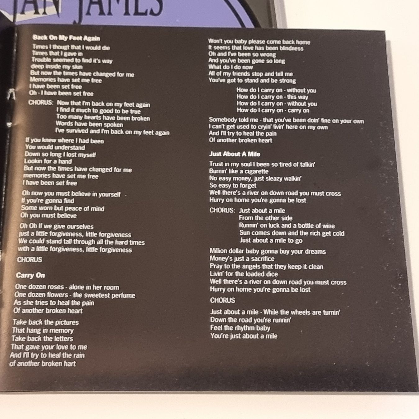 CD: Jan James - Last Train (CD) – Usato da Villigen venduto da Tschachtlan 5