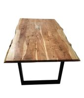 Table à manger en acacia massif 200 × 100 cm