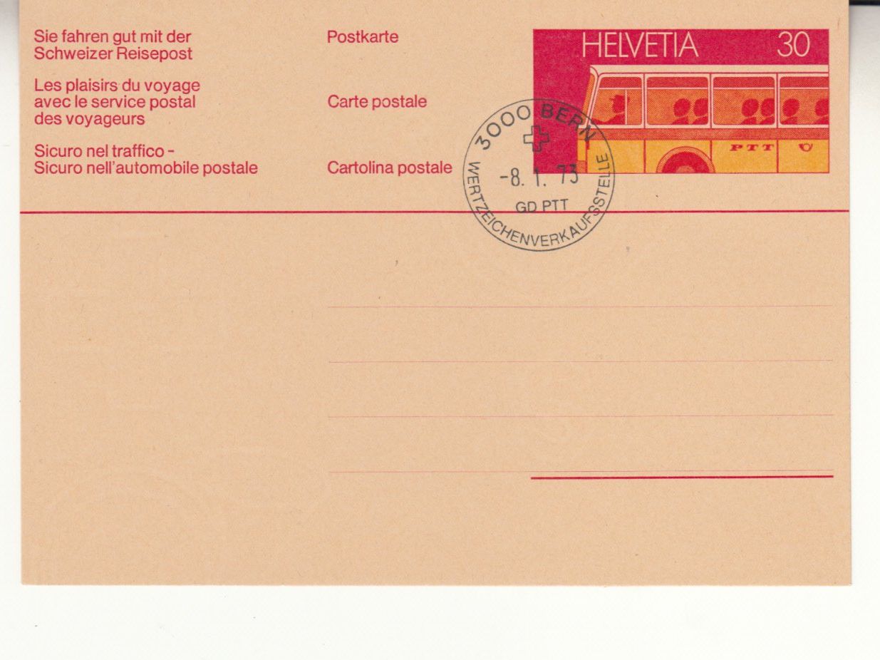Tutti i francobolli: SGK PK 206 mit ET Bern Wertzeichen – Usato da Bürglen TG venduto da StampGraf