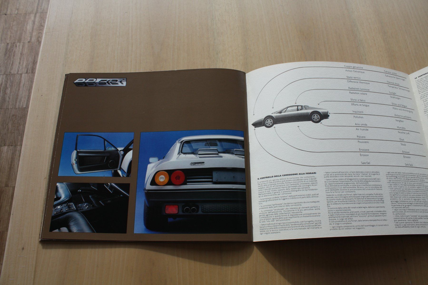 Ferrari Dokumente: Ferrari BB 512i Broschüre 9/1981 – Gebraucht aus Wikon von erwin400 9