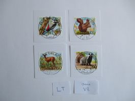 Voll Letztagsstempel der Poststelle 3252 Erlach +