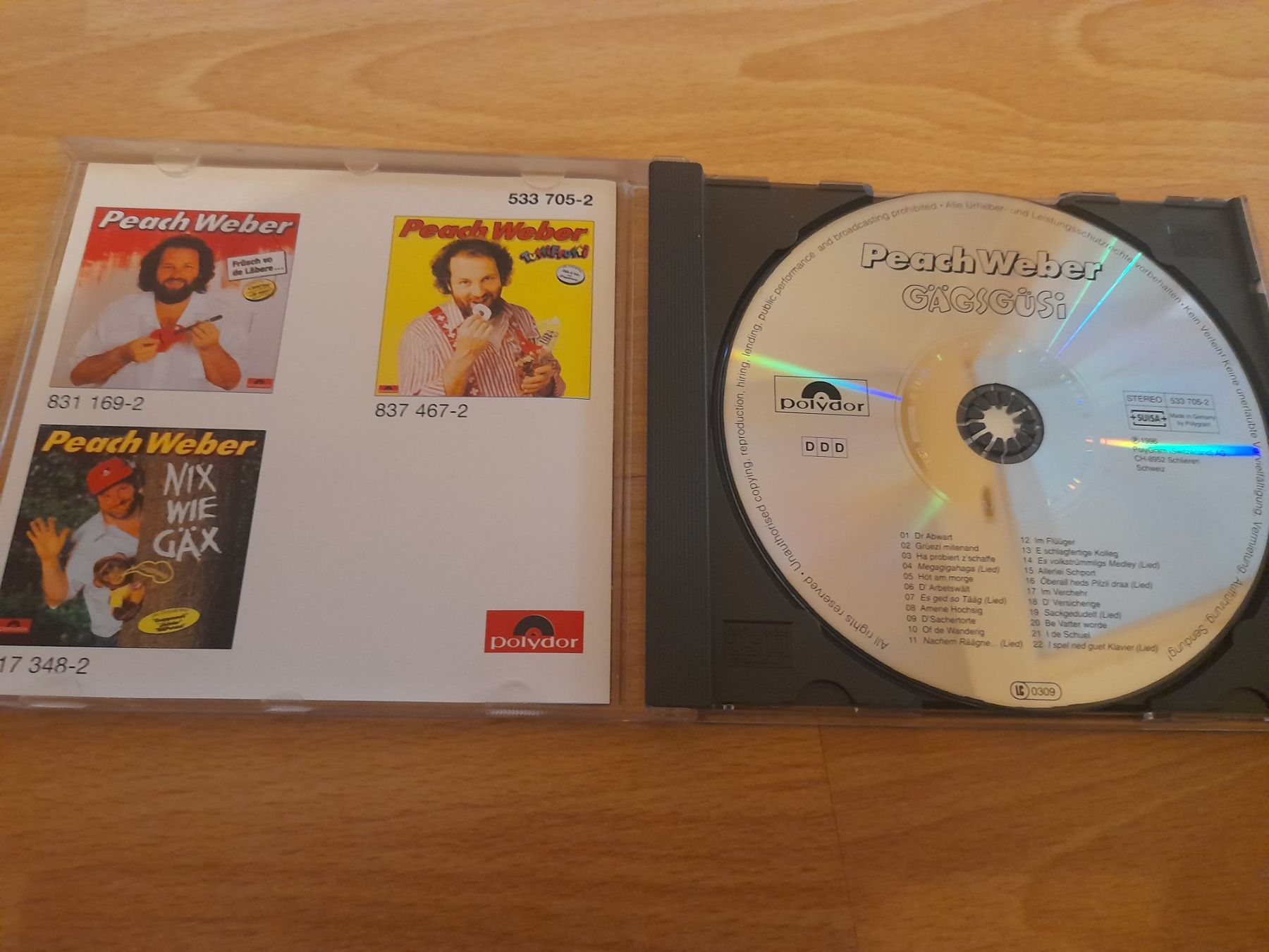 CD: CD Peach Weber - GÄGSGÜSI – Usato da Lustmühle venduto da chevi03 1