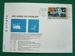 Ersttagsbrief: APOLLO 13, "Wir haben ein Problem", 14.4.1970